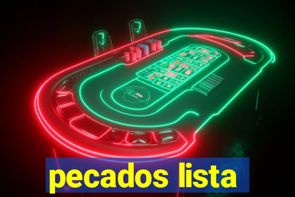 pecados lista