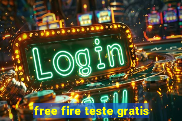 free fire teste gratis