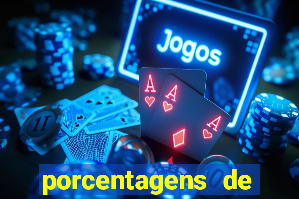 porcentagens de jogos pagantes