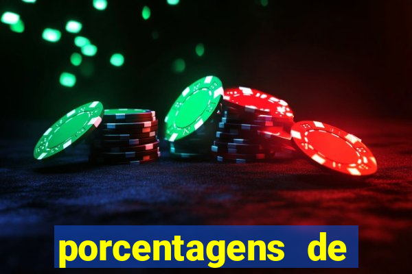 porcentagens de jogos pagantes