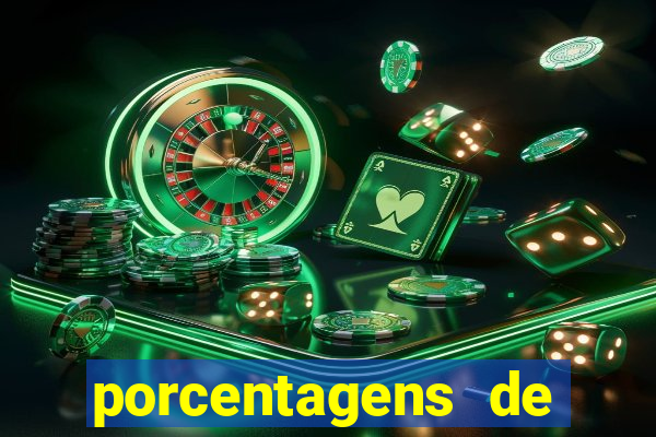 porcentagens de jogos pagantes