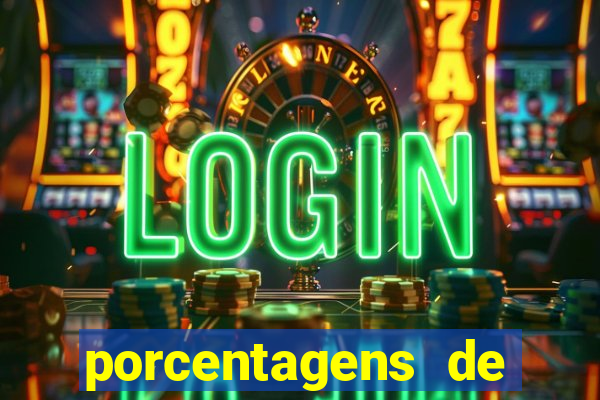 porcentagens de jogos pagantes