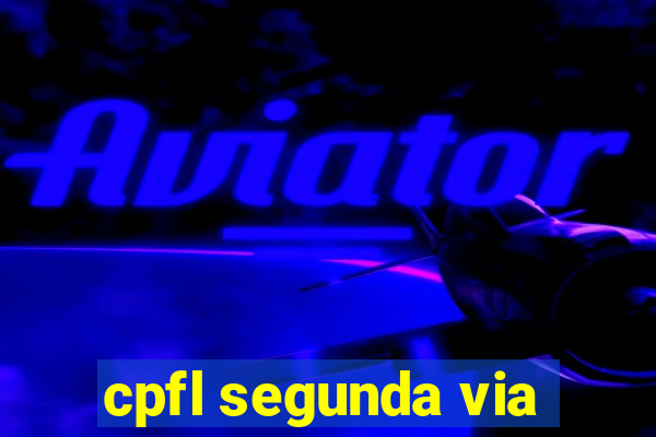 cpfl segunda via