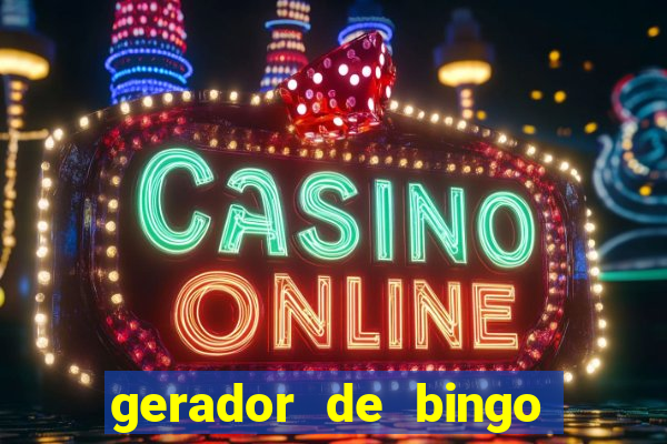 gerador de bingo de palavras