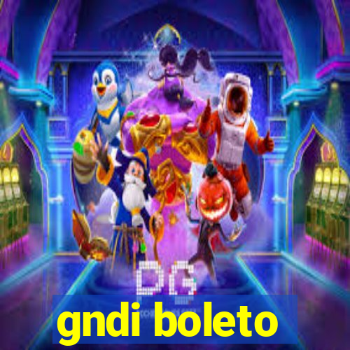 gndi boleto