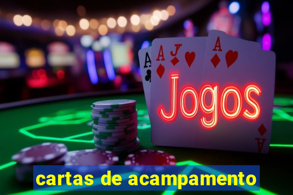 cartas de acampamento