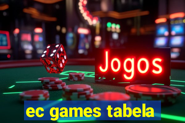 ec games tabela