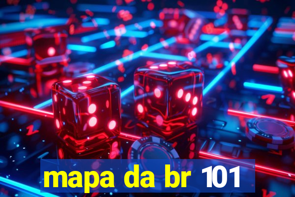 mapa da br 101