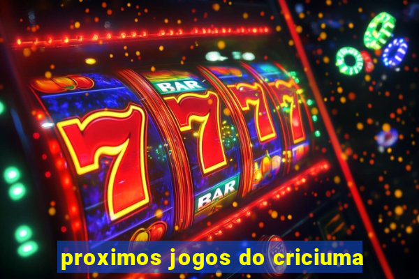 proximos jogos do criciuma