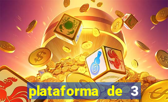 plataforma de 3 reais jogo