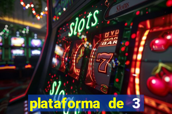 plataforma de 3 reais jogo