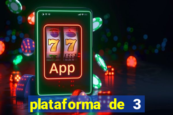 plataforma de 3 reais jogo