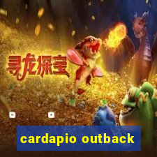 cardapio outback