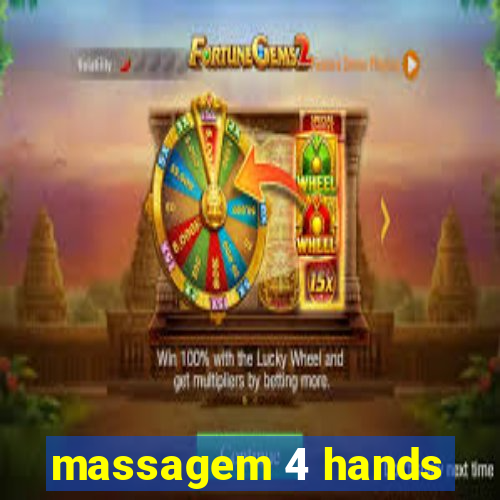 massagem 4 hands