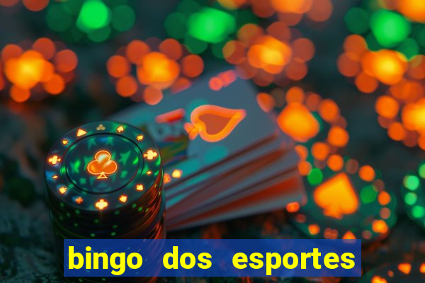 bingo dos esportes para imprimir