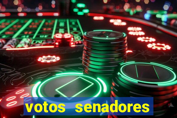 votos senadores impeachment moraes