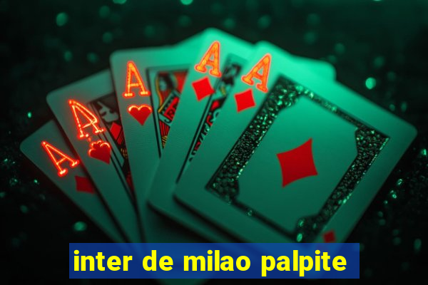 inter de milao palpite