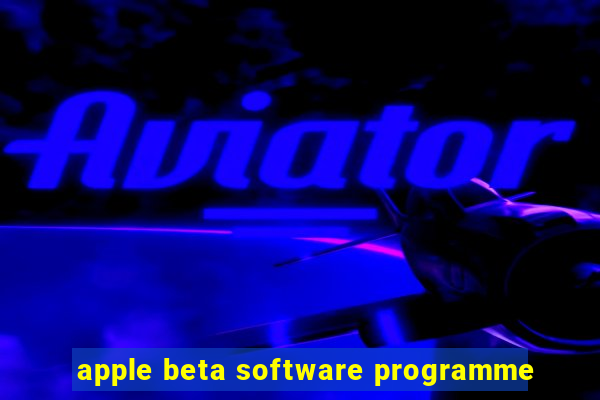 apple beta software programme