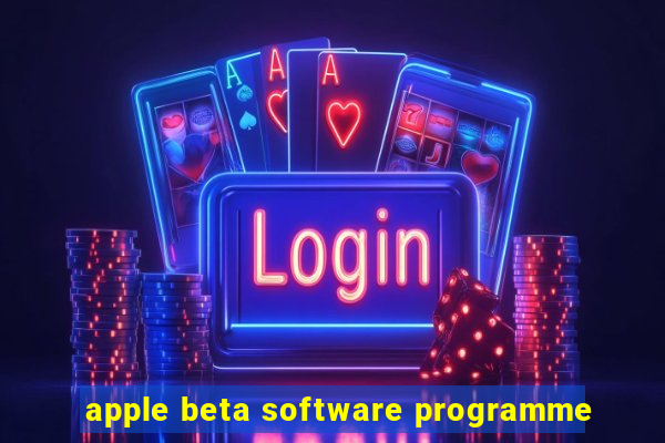 apple beta software programme