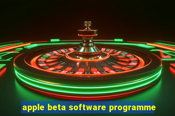 apple beta software programme