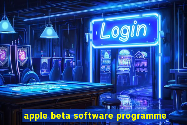 apple beta software programme