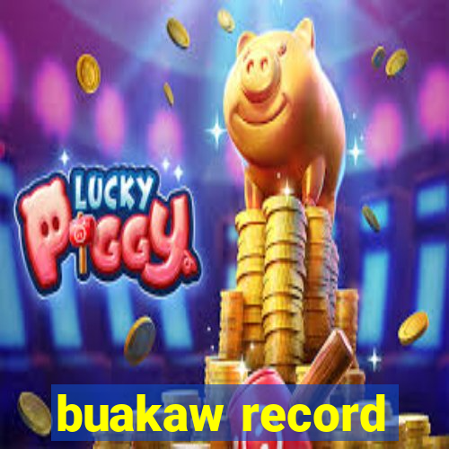 buakaw record