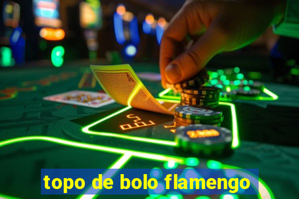 topo de bolo flamengo