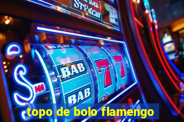 topo de bolo flamengo