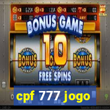 cpf 777 jogo