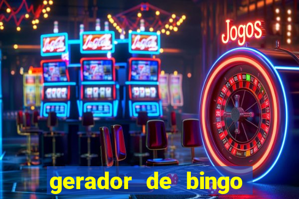 gerador de bingo cha de bebe