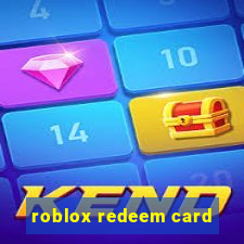 roblox redeem card