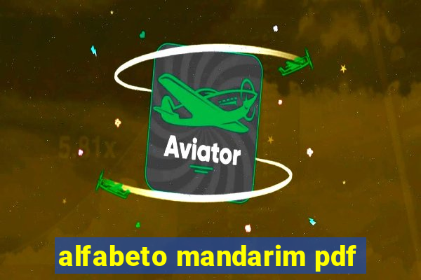 alfabeto mandarim pdf