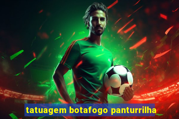 tatuagem botafogo panturrilha