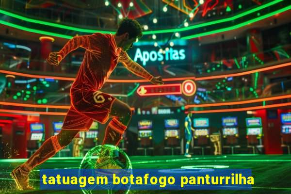 tatuagem botafogo panturrilha