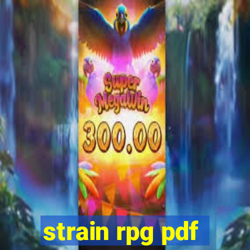 strain rpg pdf