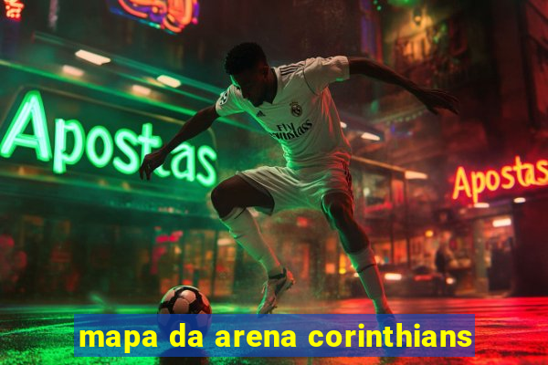 mapa da arena corinthians