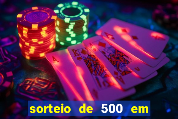 sorteio de 500 em cash toda segunda feira novibet