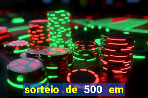 sorteio de 500 em cash toda segunda feira novibet