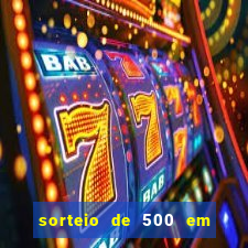 sorteio de 500 em cash toda segunda feira novibet