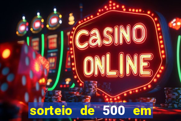 sorteio de 500 em cash toda segunda feira novibet