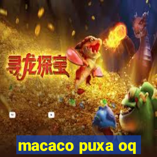 macaco puxa oq