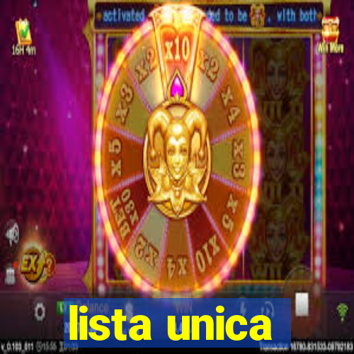 lista unica