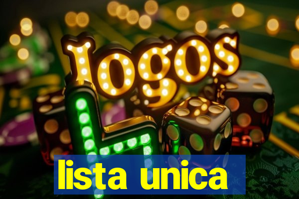 lista unica