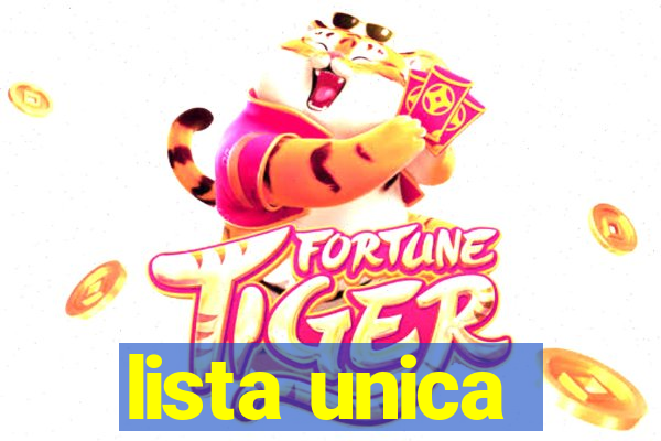 lista unica