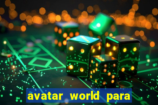 avatar world para colorir e imprimir