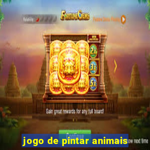 jogo de pintar animais