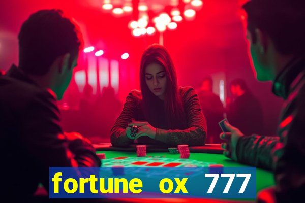 fortune ox 777 fortuna 77