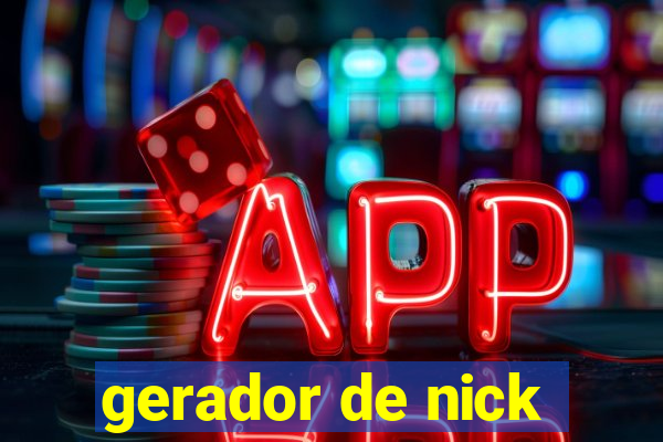 gerador de nick