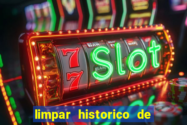 limpar historico de apostas bet365