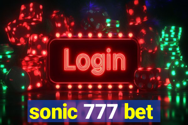 sonic 777 bet